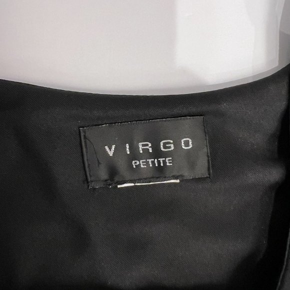 Virgo Petite Black Sleeveless Dress Size 6 - Picture 3 of 9